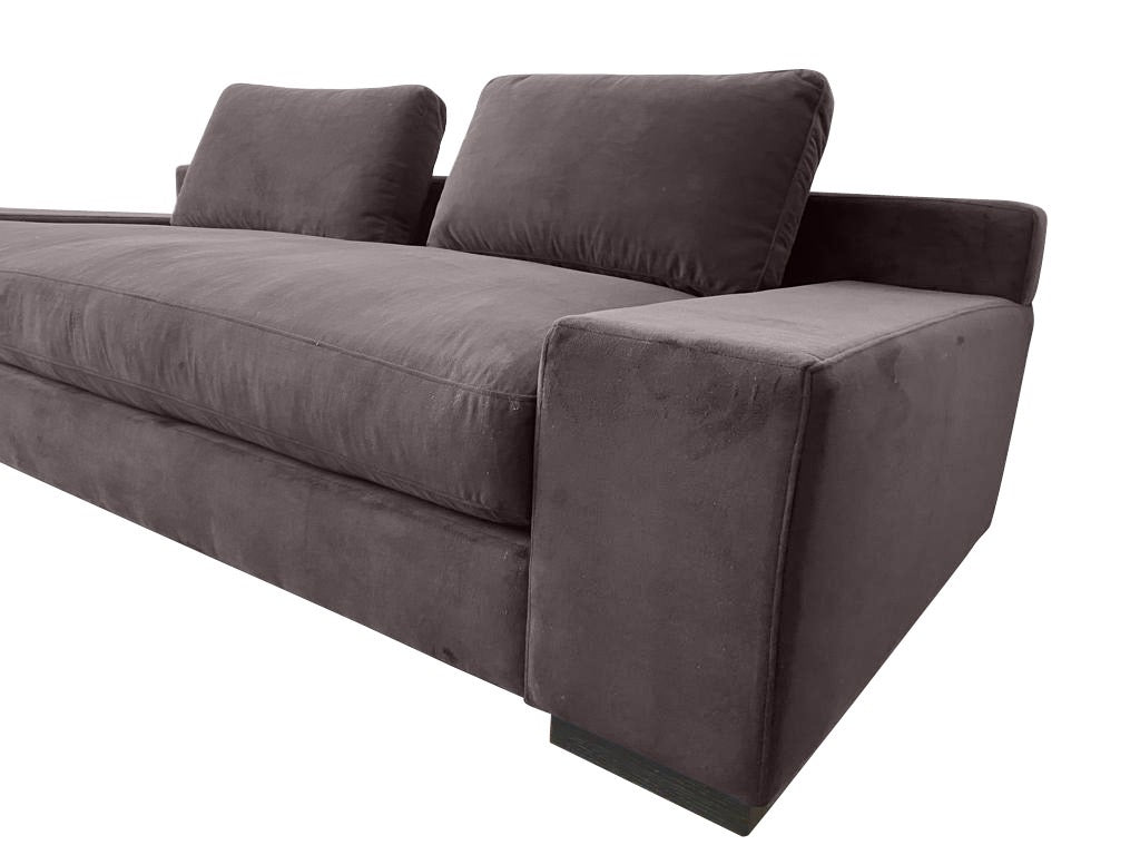 Modern Zen Sofa - Plum