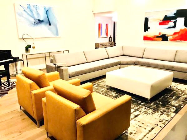 Luxe Square Ottoman