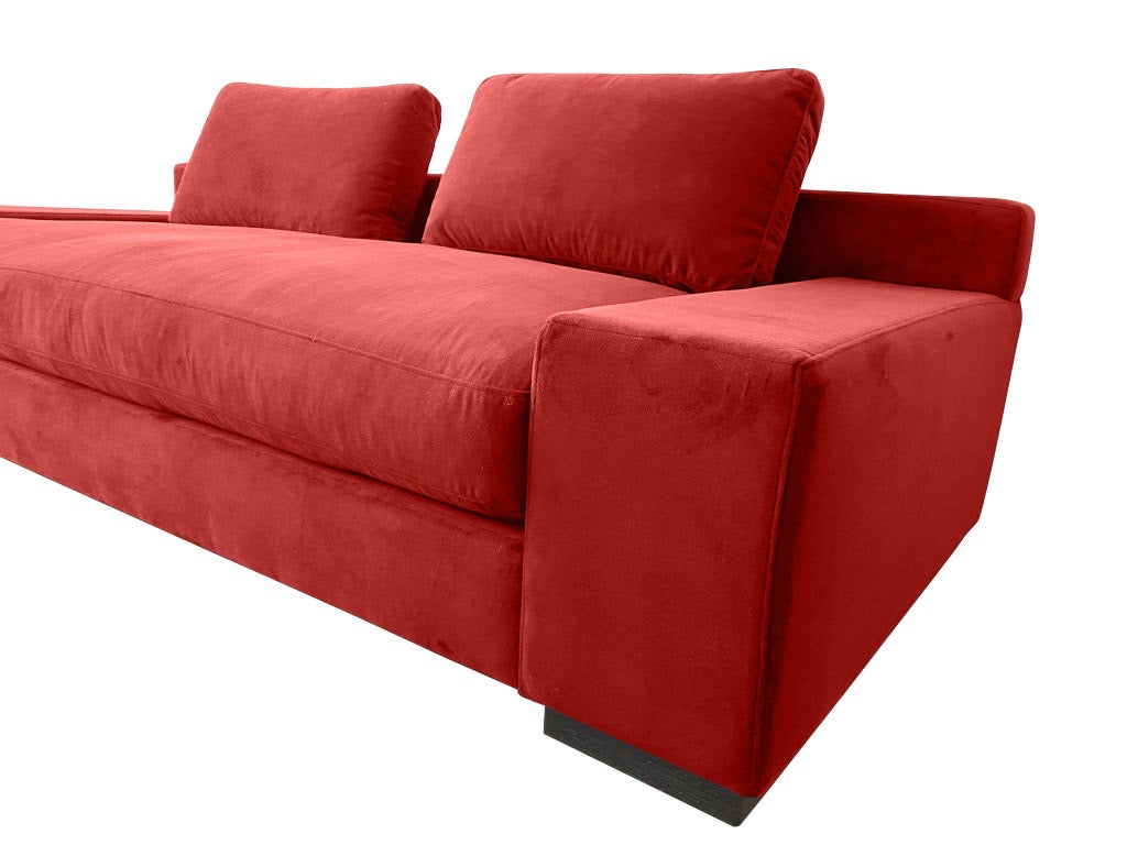 Modern Zen Sofa - Red