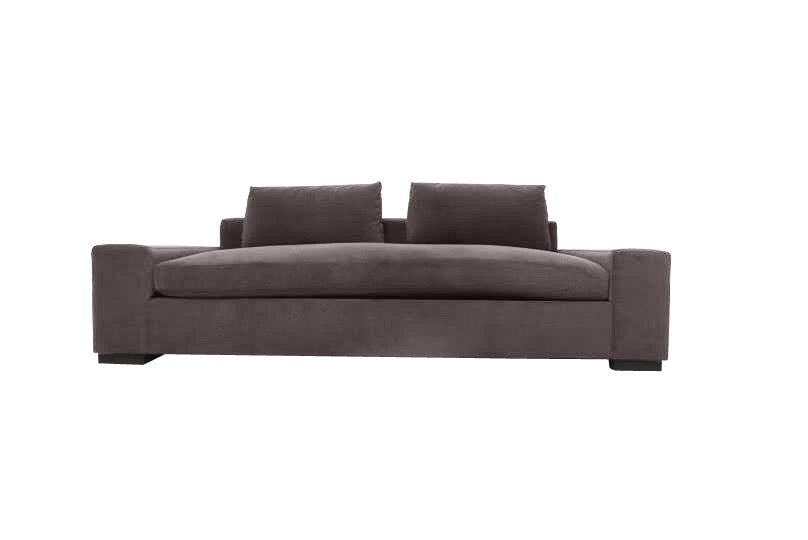 Modern Zen Sofa - Plum