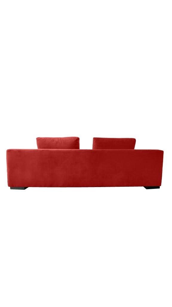 Modern Zen Sofa - Red