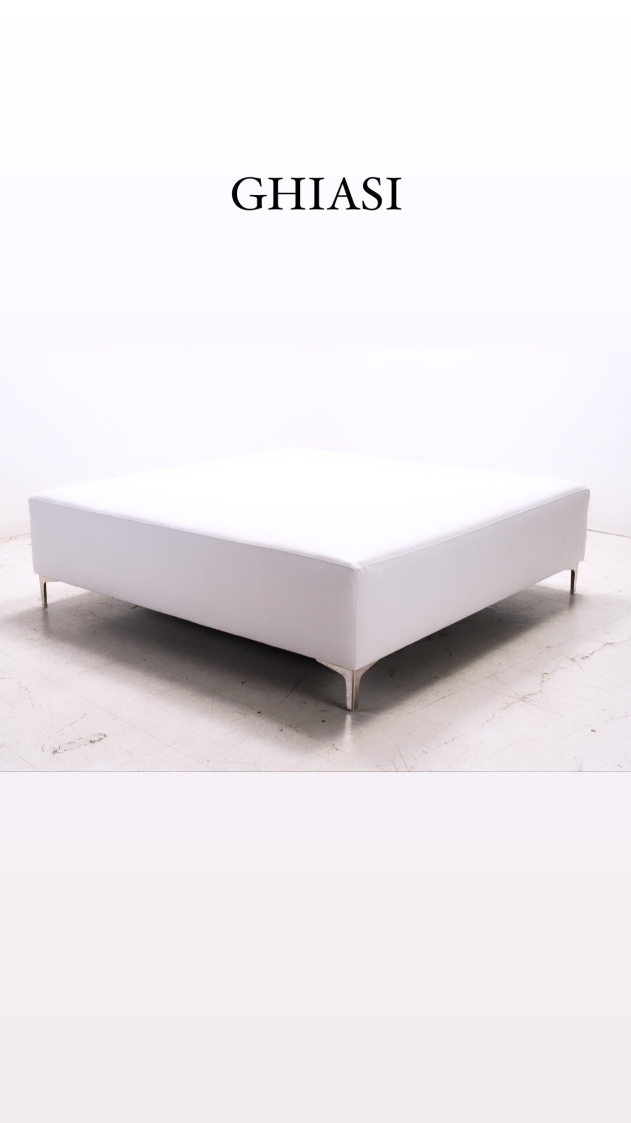 “ Square “ Cocktail Table -Ottoman