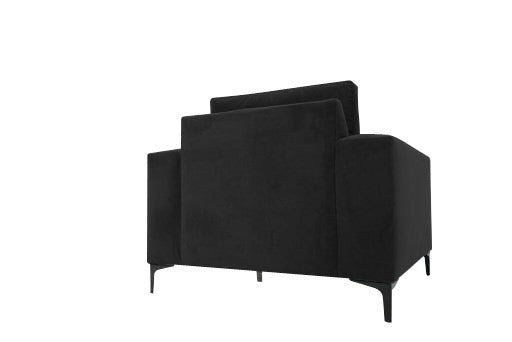 Bella Chair Wide Arm Black