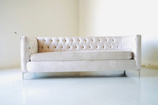 Luxe Diamond Tufted Sofa