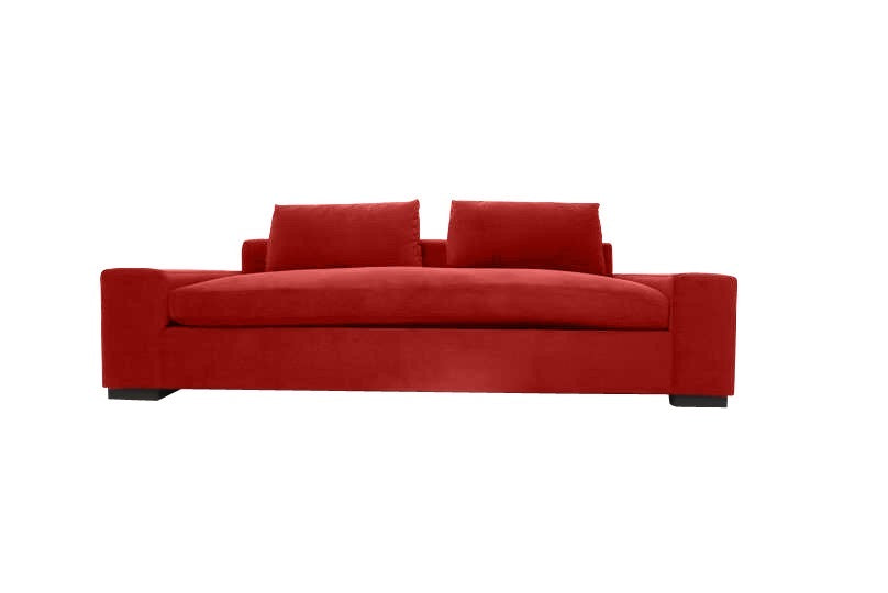 Modern Zen Sofa - Red