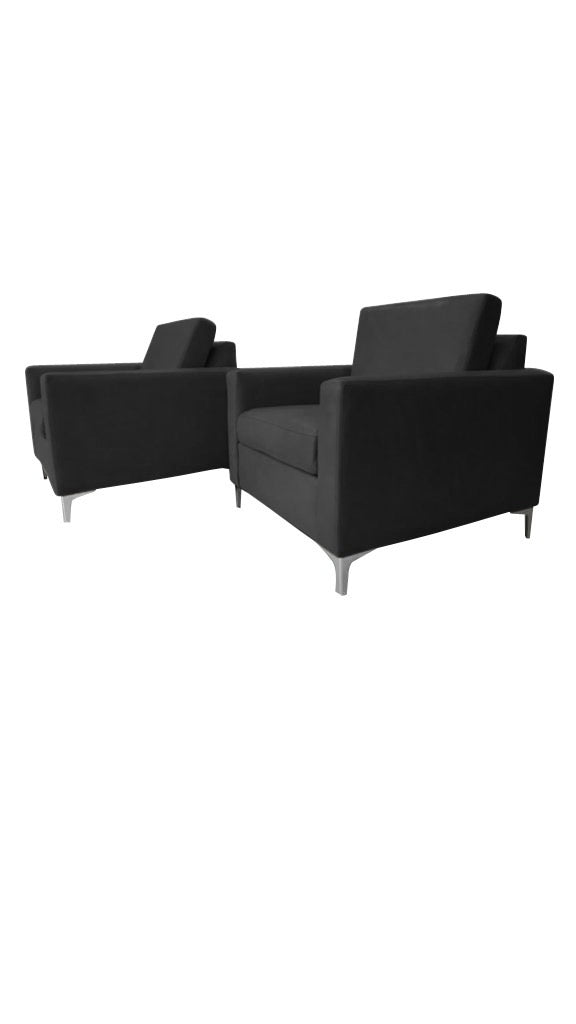 Bella Chair Wide Arm Black