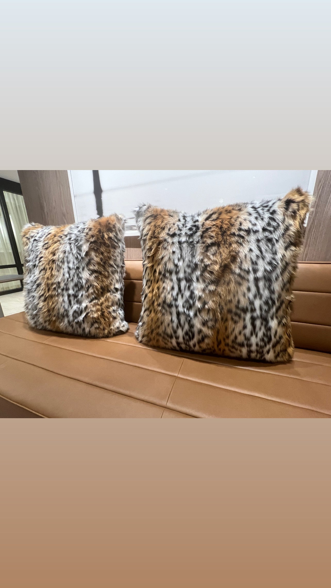 Faux Fur Wild Kingdom Pillows