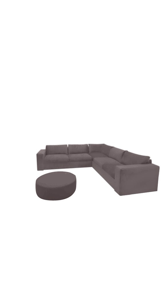 Universe Ottoman- Plum