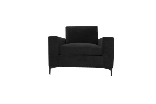 Bella Chair Wide Arm Black