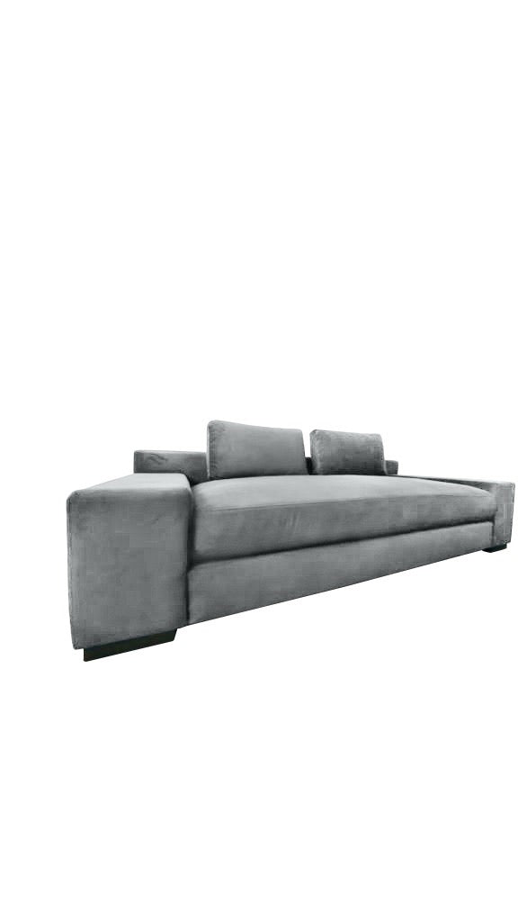 Modern Zen Sofa - Steel