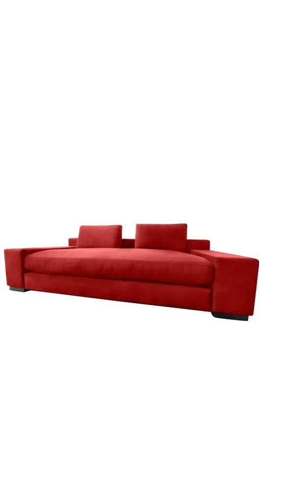 Modern Zen Sofa - Red