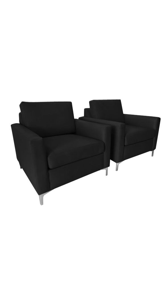 Bella Chair Wide Arm Black