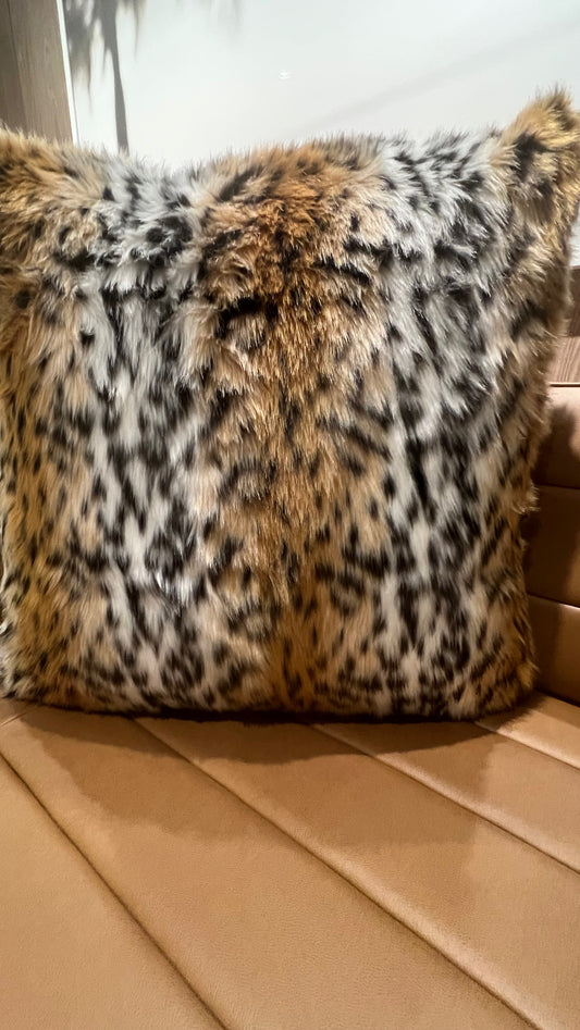 Faux Fur Wild Kingdom Pillows