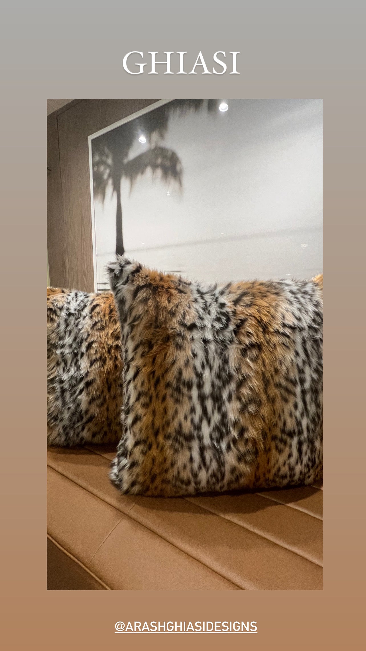 Faux Fur Wild Kingdom Pillows