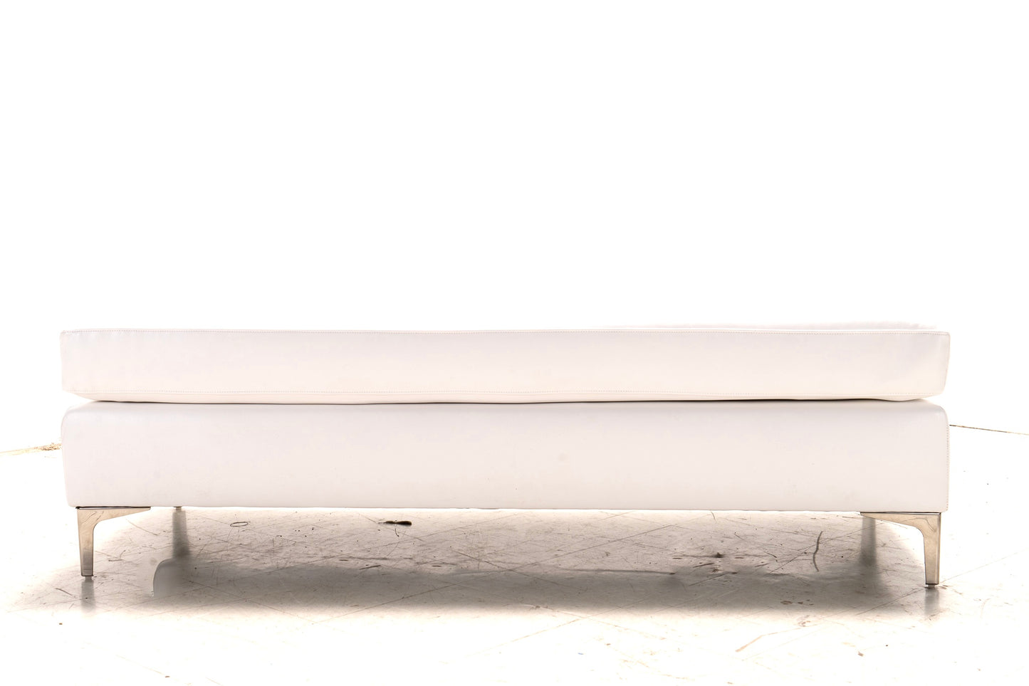 Luxe White Bench