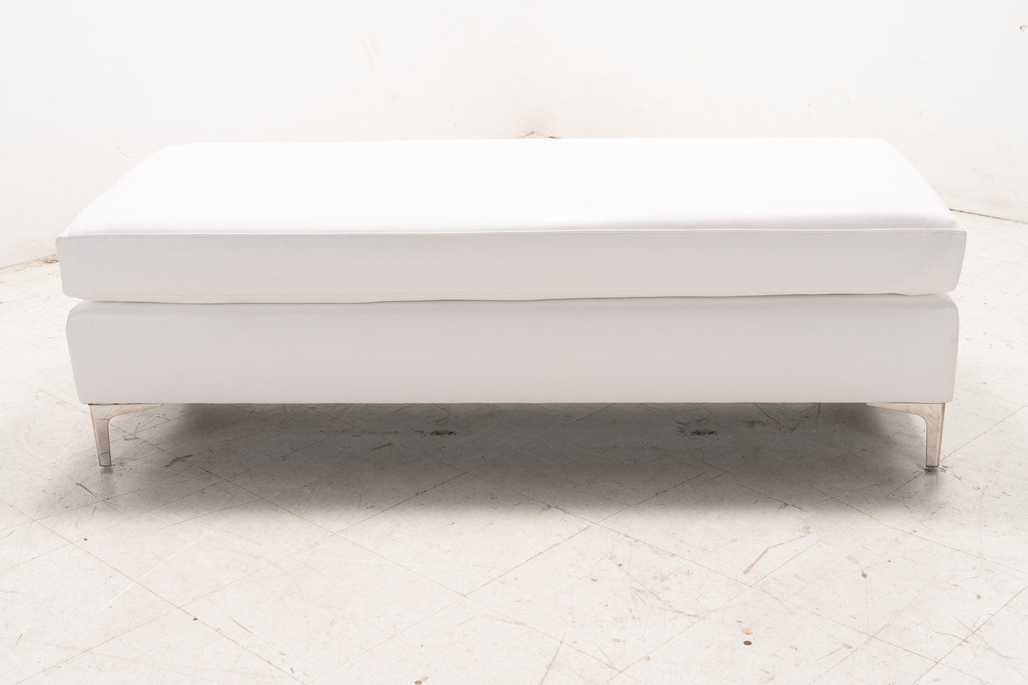 Luxe White Bench